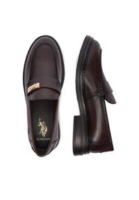 U.S. Polo Assn. Loafersy EO-ALYA001W/6L1 Brązowy ciemny. Kolor: brązowy. Materiał: skóra #9