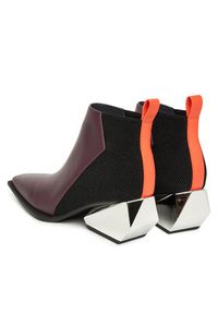 United Nude Botki Ricky Mid 1095092316 Bordowy. Kolor: czerwony. Materiał: skóra #6