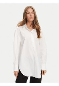 Marc O'Polo Koszula B01 1051 42025 Biały Regular Fit. Typ kołnierza: polo. Kolor: biały. Materiał: bawełna