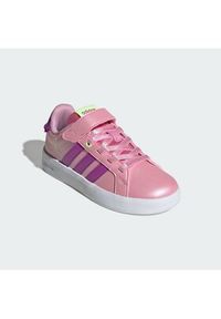 Adidas - adidas Sneakersy Grand Court 3.0 Girls Shoes Children KI1755 Różowy. Kolor: różowy. Materiał: skóra #5
