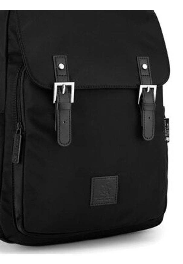 Beverly Hills Polo Club Plecak BHPC-K-021-06 Czarny. Kolor: czarny. Materiał: nylon, materiał
