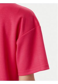 Fila T-Shirt Lisakovsk FAW1044 Różowy Loose Fit. Kolor: różowy. Materiał: syntetyk