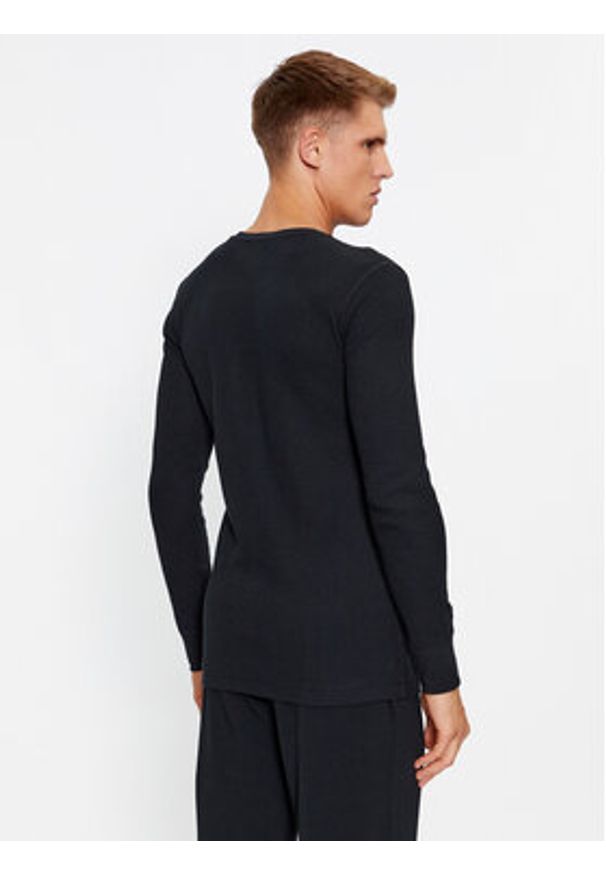 Polo Ralph Lauren Koszulka piżamowa 714899615004 Czarny Slim Fit. Kolor: czarny. Materiał: bawełna, syntetyk