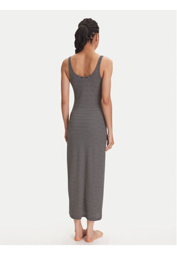 Emporio Armani Underwear Sukienka codzienna EW000514 AF10885 FC080 Czarny Regular Fit. Okazja: na co dzień. Kolor: czarny. Materiał: syntetyk. Typ sukienki: proste. Styl: casual