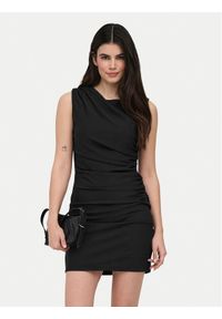 only - ONLY Sukienka codzienna Lamber 15374633 Czarny Regular Fit. Okazja: na co dzień. Kolor: czarny. Materiał: syntetyk. Typ sukienki: proste. Styl: casual #1
