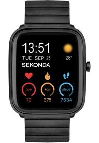 Smartwatch męski Sekonda 30223 czarny bransoleta. Rodzaj zegarka: smartwatch. Kolor: czarny #1