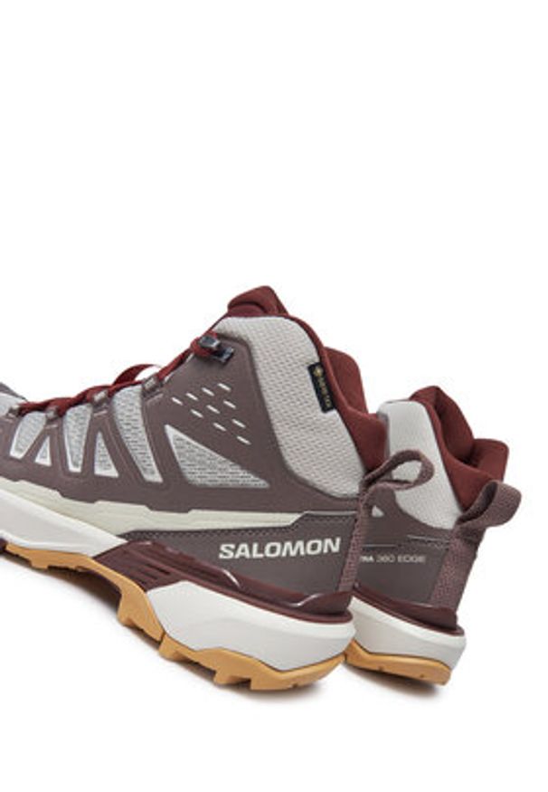 salomon - Salomon Trekkingi X Ultra 360 Edge Mid Gore-Tex L47698600 Brązowy. Kolor: brązowy. Materiał: materiał