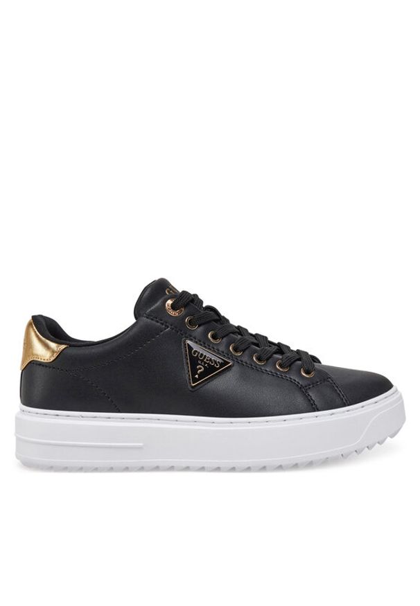 Guess Sneakersy FLJD12 LEA12 Czarny. Kolor: czarny. Materiał: skóra