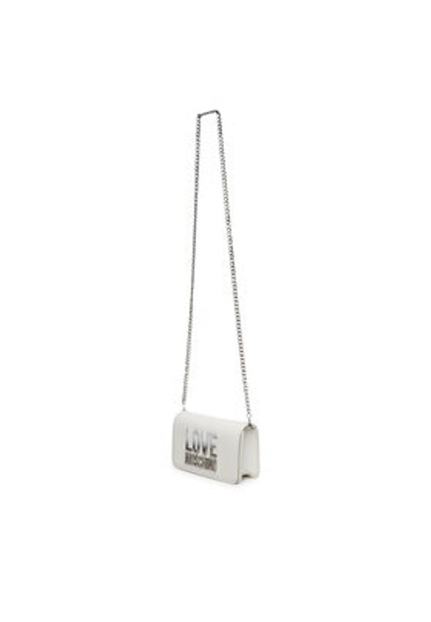 Love Moschino - LOVE MOSCHINO Torebka JC5728PP0MKD0100 Biały. Kolor: biały. Materiał: skórzane