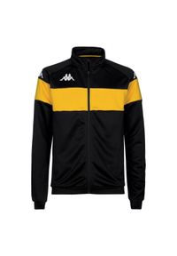 Kurtka z dresu Kappa Dacone. Kolor: żółty, wielokolorowy, czarny. Materiał: dresówka. Sport: fitness #1