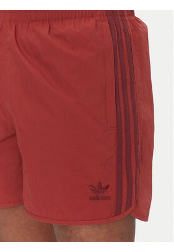 Adidas - adidas Szorty sportowe adicolor Classics Sprinter JP1020 Czerwony Regular Fit. Kolor: czerwony. Materiał: syntetyk. Styl: sportowy