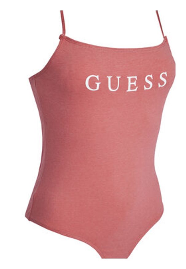 Guess Body O5RM11 KBBU1 Różowy Regular Fit. Kolor: różowy. Materiał: syntetyk, bawełna
