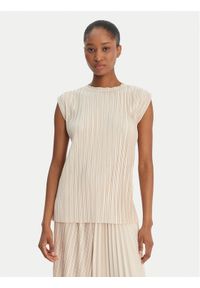 MAX&Co. Bluzka 2616941023200 Beżowy Regular Fit. Kolor: beżowy. Materiał: syntetyk #1