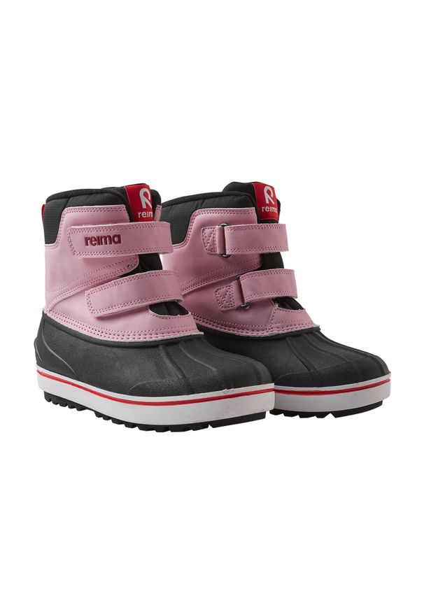Buty zimowe dla dziecka na rzepy Reima Coconi. Zapięcie: rzepy. Kolor: różowy. Sezon: zima