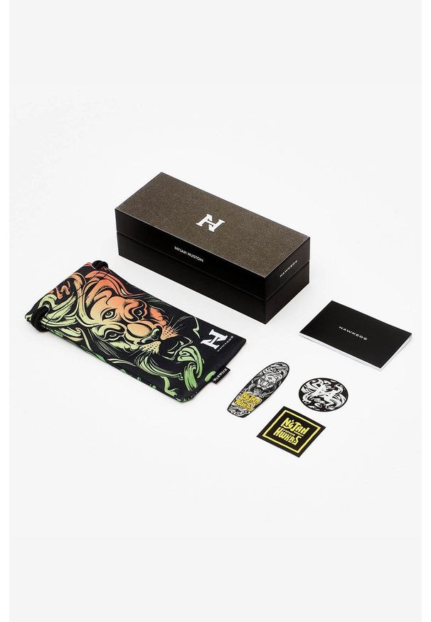 Hawkers - Okulary przeciwsłoneczne x NYJAH HUSTON BOARDSLIDE. Kształt: okrągłe. Kolor: szary