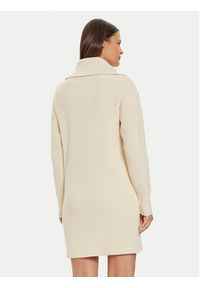 Liu Jo Sukienka dzianinowa WF4228 MS99E Beżowy Regular Fit. Kolor: beżowy. Materiał: syntetyk, wiskoza #3