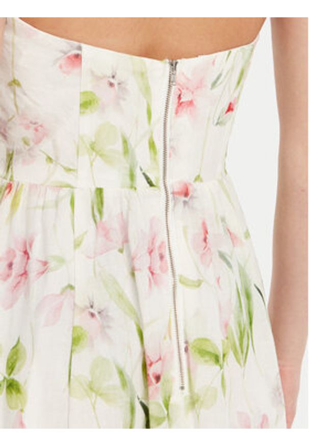 BARDOT - Bardot Sukienka koktajlowa 58164DB3 Biały Regular Fit. Kolor: biały. Styl: wizytowy