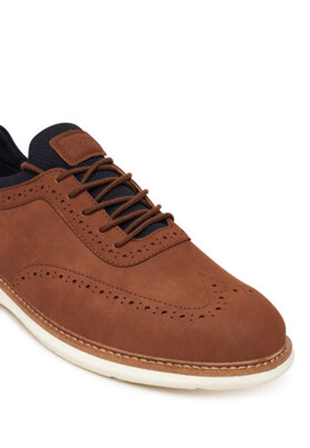 Aldo Półbuty Kalister 14135013 Brązowy. Kolor: brązowy. Materiał: skóra