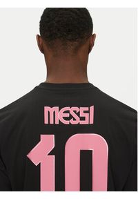 Adidas - adidas Koszulka techniczna Messi Name and Number Graphic JM3551 Czarny Regular Fit. Kolor: czarny. Materiał: bawełna #5