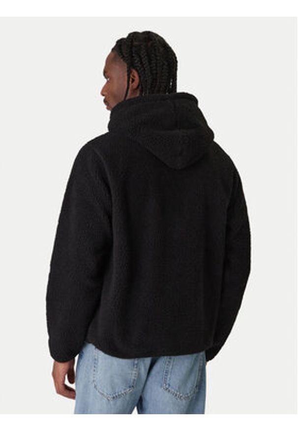 Jack & Jones Bluza Flare Teddy 12285678 Czarny Relaxed Fit. Kolor: czarny. Materiał: syntetyk