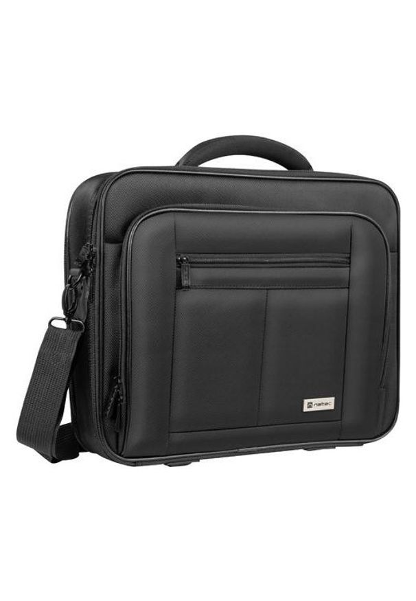 NATEC - Torba Natec Boxer 17.3'' czarny. Kolor: czarny. Materiał: nylon, materiał