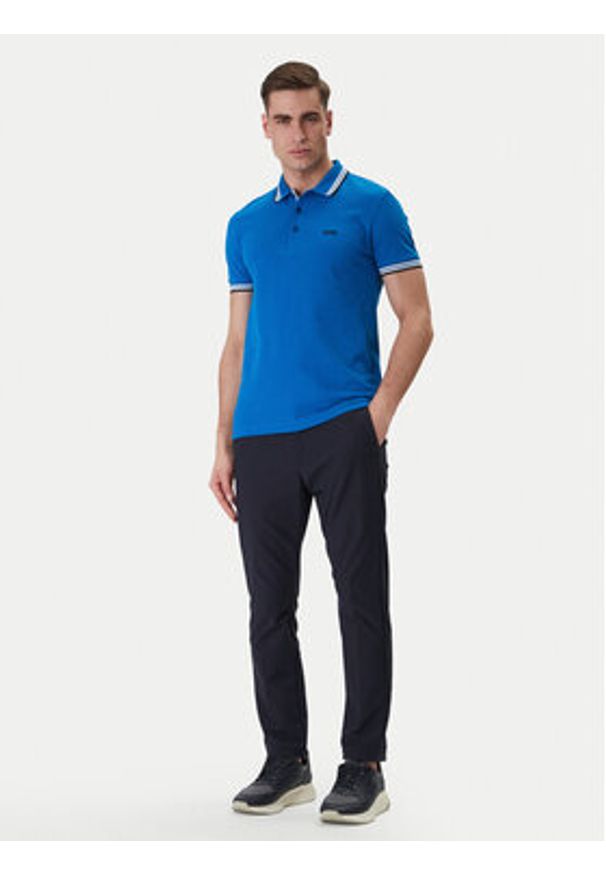 BOSS Polo Paddy 50469055 Niebieski Regular Fit. Typ kołnierza: polo. Kolor: niebieski. Materiał: bawełna