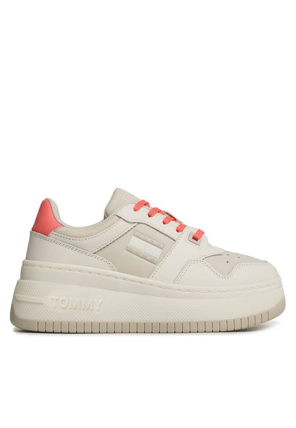 Sneakersy Tommy Jeans. Kolor: beżowy