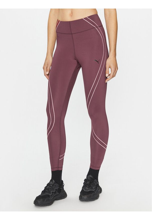 Puma Legginsy Studio Ultrabare 524101 Różowy Tight Fit. Kolor: różowy. Materiał: syntetyk