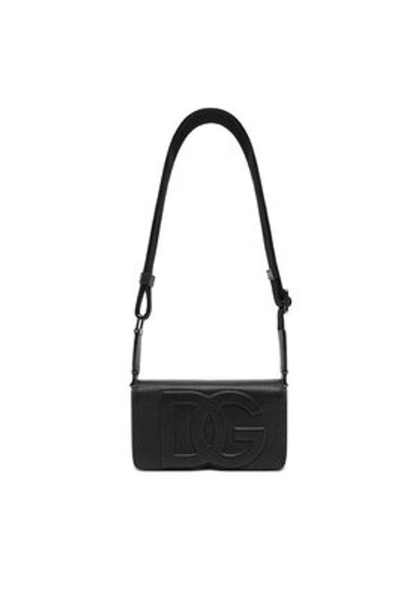 DOLCE & GABBANA - Dolce&Gabbana Saszetka BP3309 A8034 Czarny. Kolor: czarny. Materiał: skóra