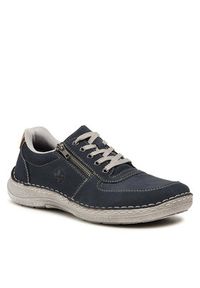 Rieker Półbuty 03030-14 Granatowy. Kolor: niebieski. Materiał: skóra #6