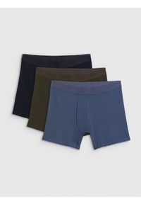 4f - 4F Bielizna bokserki (3-pack) męskie - czarne XXL. Kolor: wielokolorowy. Materiał: bawełna, elastan, guma #1