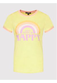 Brave Soul T-Shirt LTS-544JULIET Żółty Regular Fit. Kolor: żółty. Materiał: bawełna, syntetyk #5