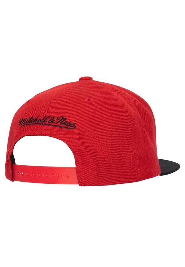 Mitchell & Ness - Czapka z daszkiem do koszykówki Mitchell NBA Chicago Bulls NBA Snapback czerwona. Kolor: czerwony