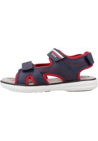 Geox - Sandały GEOX J SANDAL MARATEA BOY Niebieski. Kolor: niebieski. Materiał: tkanina, syntetyk. Sezon: lato