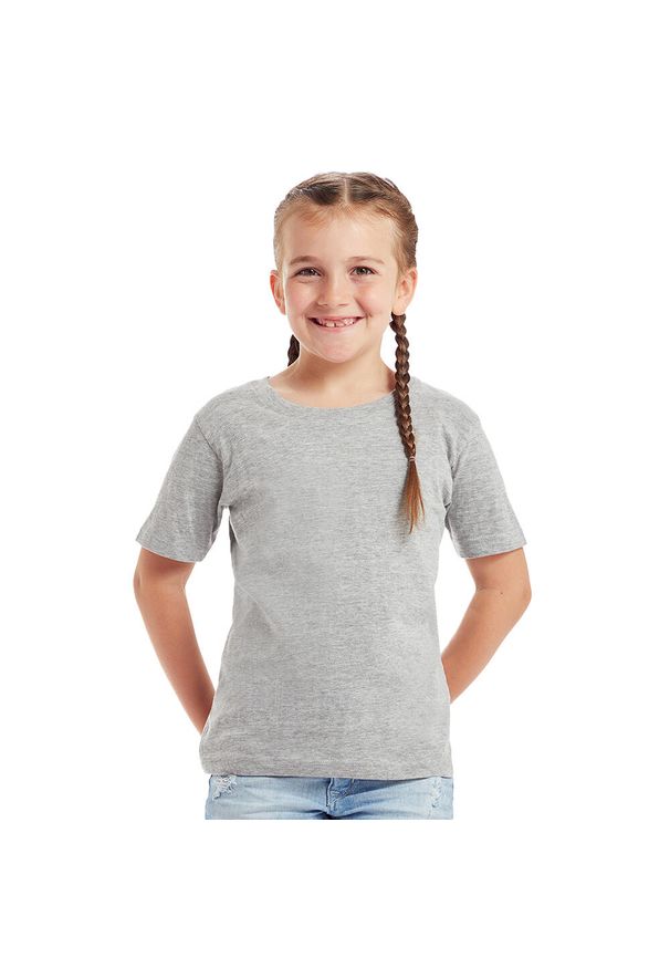 MANTIS - Koszulka Dziecięca Made In Africa. Kolor: szary. Sport: turystyka piesza