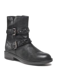 Botki Geox - D Catria F D26LQF 07743 C9999 Black. Kolor: czarny. Materiał: zamsz, skóra #1