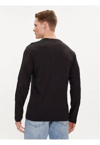 Calvin Klein Longsleeve Line Logo K10K112483 Czarny Regular Fit. Kolor: czarny. Materiał: bawełna. Długość rękawa: długi rękaw