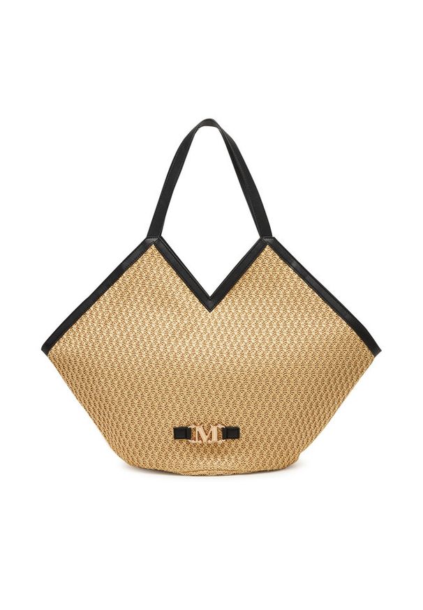 Torebka Max Mara Beachwear. Kolor: beżowy