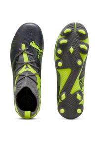 Buty do piłki nożnej Puma Future 7 Match Rush Fgag Jr, Dzieci. Kolor: szary. Materiał: syntetyk, materiał