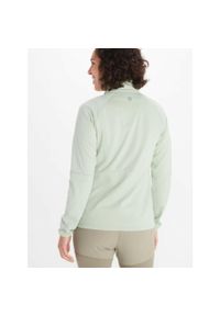 Bluza polarowa damska Marmot Leconte Fleece Jacket rozpinana. Kolor: zielony. Materiał: polar