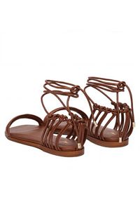 Patrizia Pepe Sandały 8X0102/L026-B111 Brązowy. Kolor: brązowy. Materiał: skóra #6