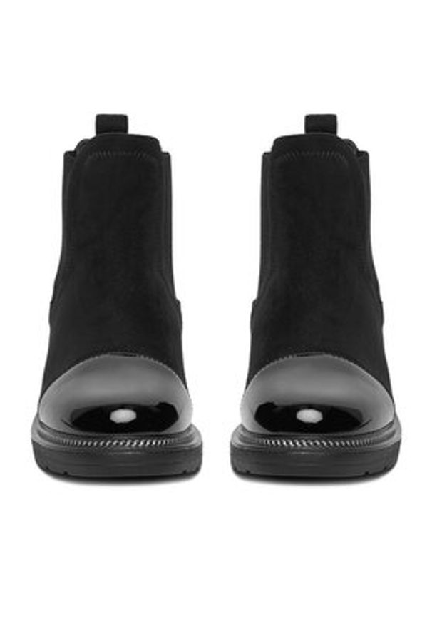 DeeZee Sztyblety HX24028-1 Czarny. Kolor: czarny. Materiał: materiał