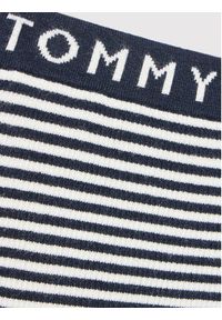 TOMMY HILFIGER - Tommy Hilfiger Spódnica Branded Rib KG0KG06764 D Granatowy Slim Fit. Kolor: niebieski. Materiał: wiskoza #3