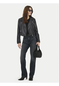 only - ONLY Kurtka z imitacji skóry Carmen 15361396 Czarny Regular Fit. Typ kołnierza: typu carmen. Kolor: czarny. Materiał: skóra #5