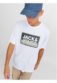 Jack & Jones - Jack&Jones T-Shirt Logan 12253442 Biały Standard Fit. Kolor: biały. Materiał: bawełna #6