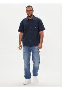 Tommy Jeans Koszula Essential DM0DM18969 Granatowy Regular Fit. Kolor: niebieski. Materiał: bawełna #5