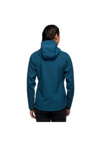 Bluza turystyczna rozpinana damska Black Diamond Element Hoody. Kolor: niebieski