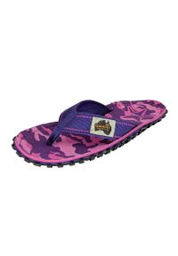 Gumbies - Japonki Islander. Nosek buta: okrągły. Kolor: fioletowy. Materiał: materiał, guma #3