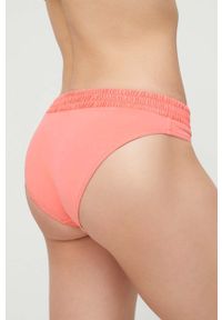 Calvin Klein figi kąpielowe kolor pomarańczowy. Kolor: pomarańczowy. Materiał: materiał #2
