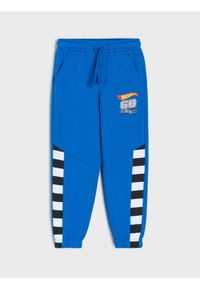 Sinsay - Spodnie dresowe Hot Wheels - mid blue. Materiał: dresówka